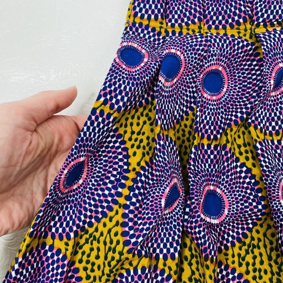 Edme & Esyllte XS Purple Graphic Print skirt - Picture 3 of 6
